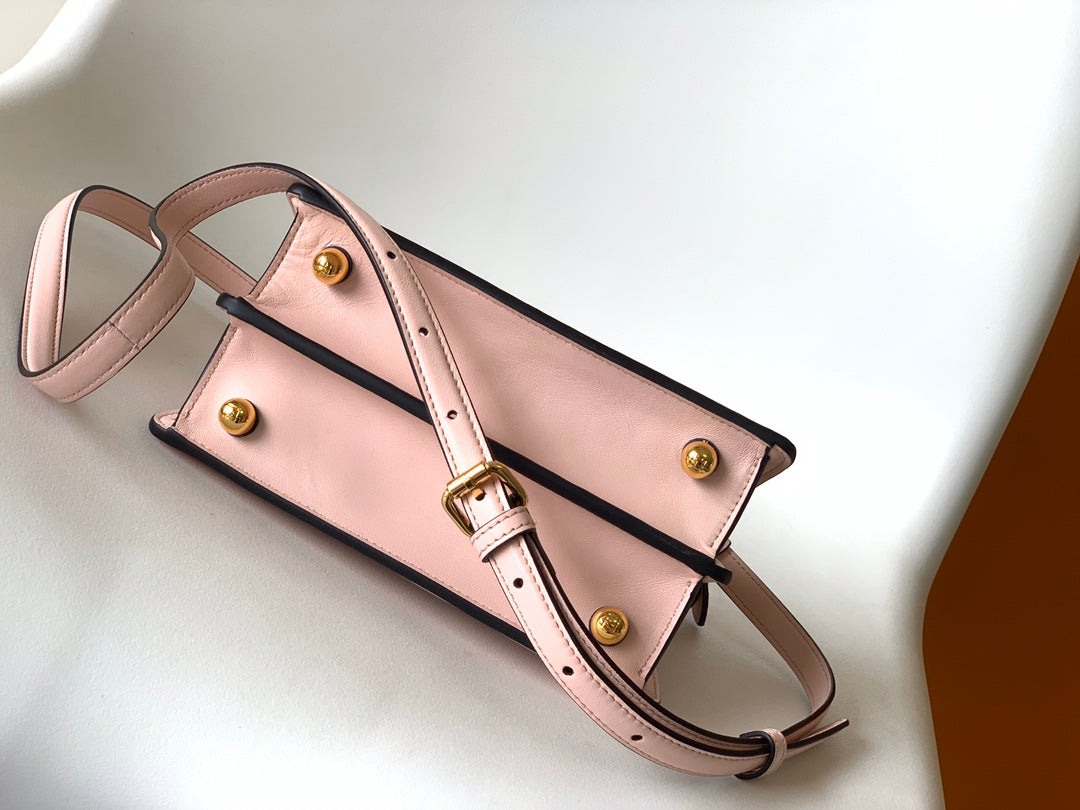 Peekaboo ISeeU Petite 20 Bag Pink Lambskin Ghw mysite