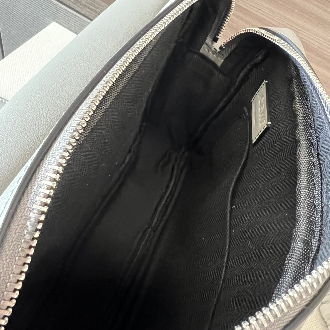 Loew Military Grey Leather Messager Bag mysite
