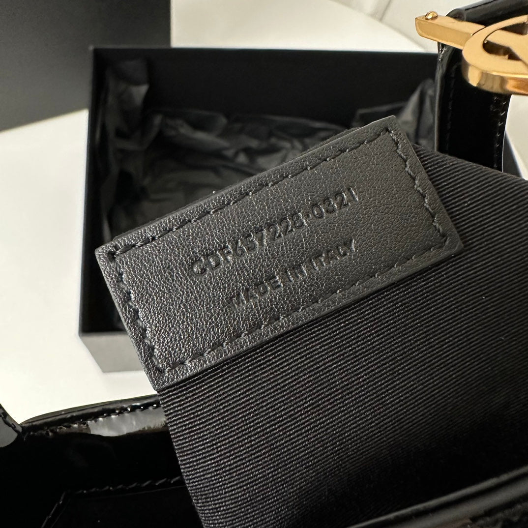 Le 5 a 7 24 Black Shiny Lambskin Ghw mysite