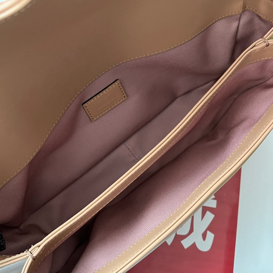 gg marmont 26cm all beige calfskin mysite