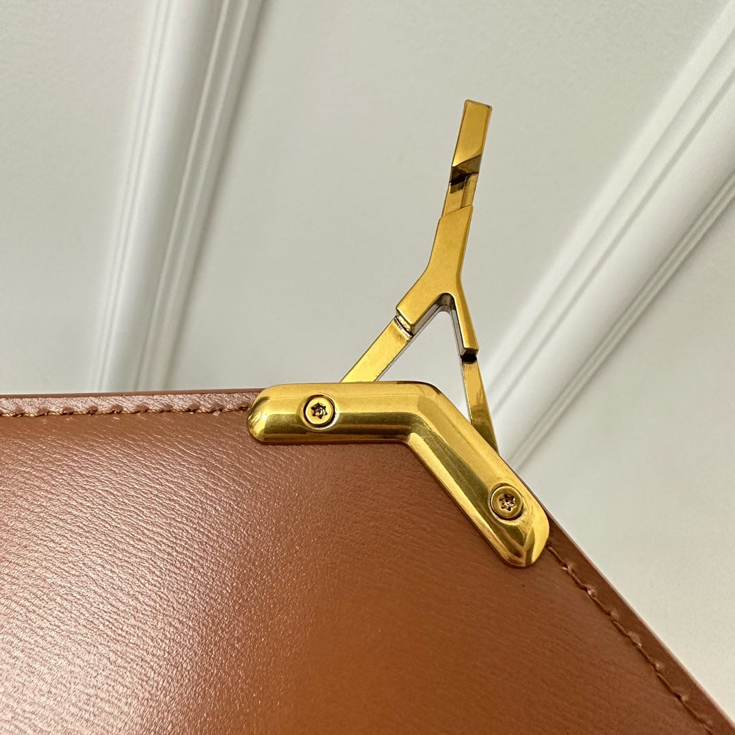 SL Cassandra Top Handle 2wayBag Beige Canvas Brown Leather mysite