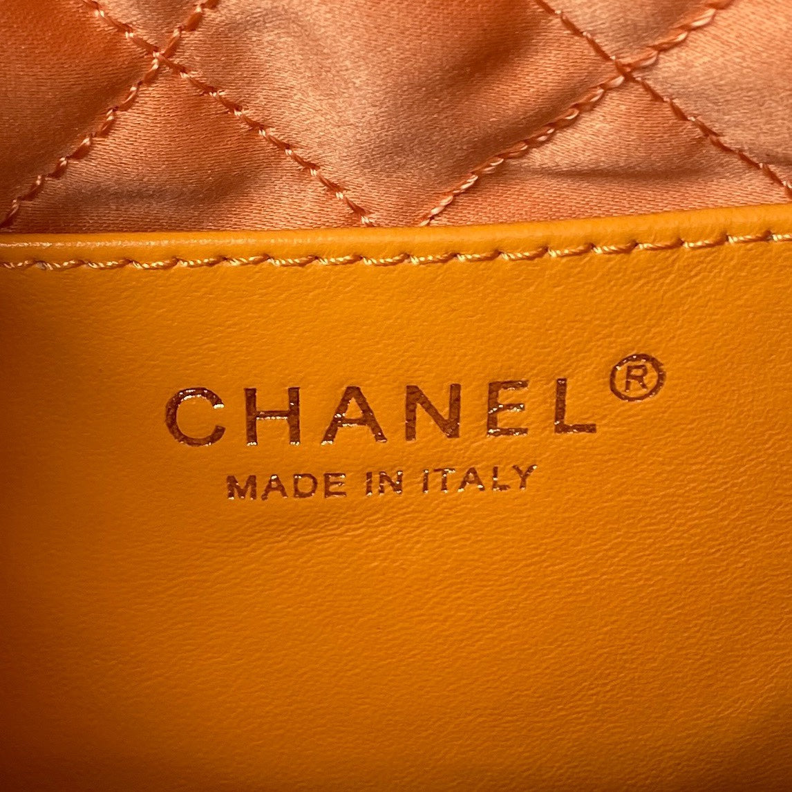 CC 24S Hobo 22 Bag 20cm Orange Lambskin mysite