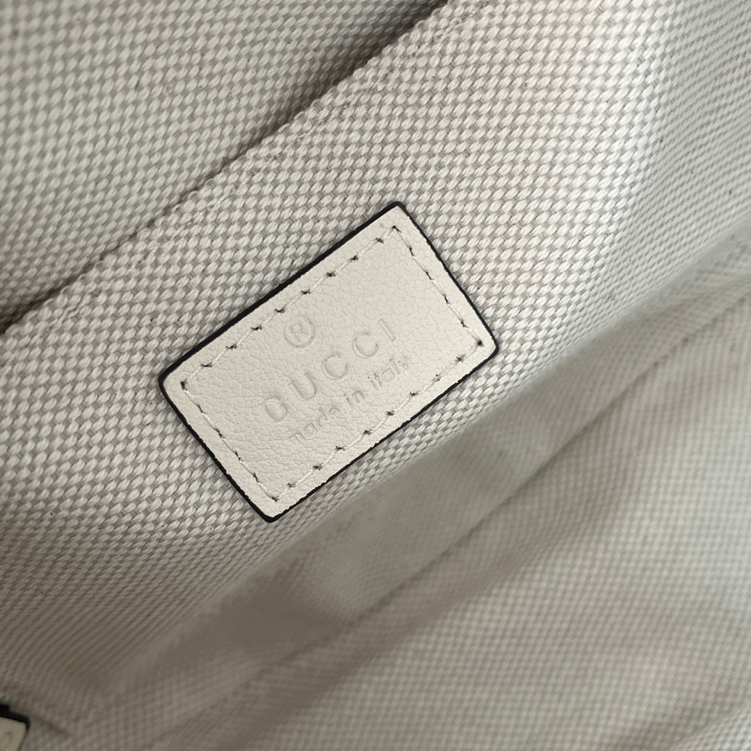 Gucci Blondie 20 Bag White Leather 239975 mysite