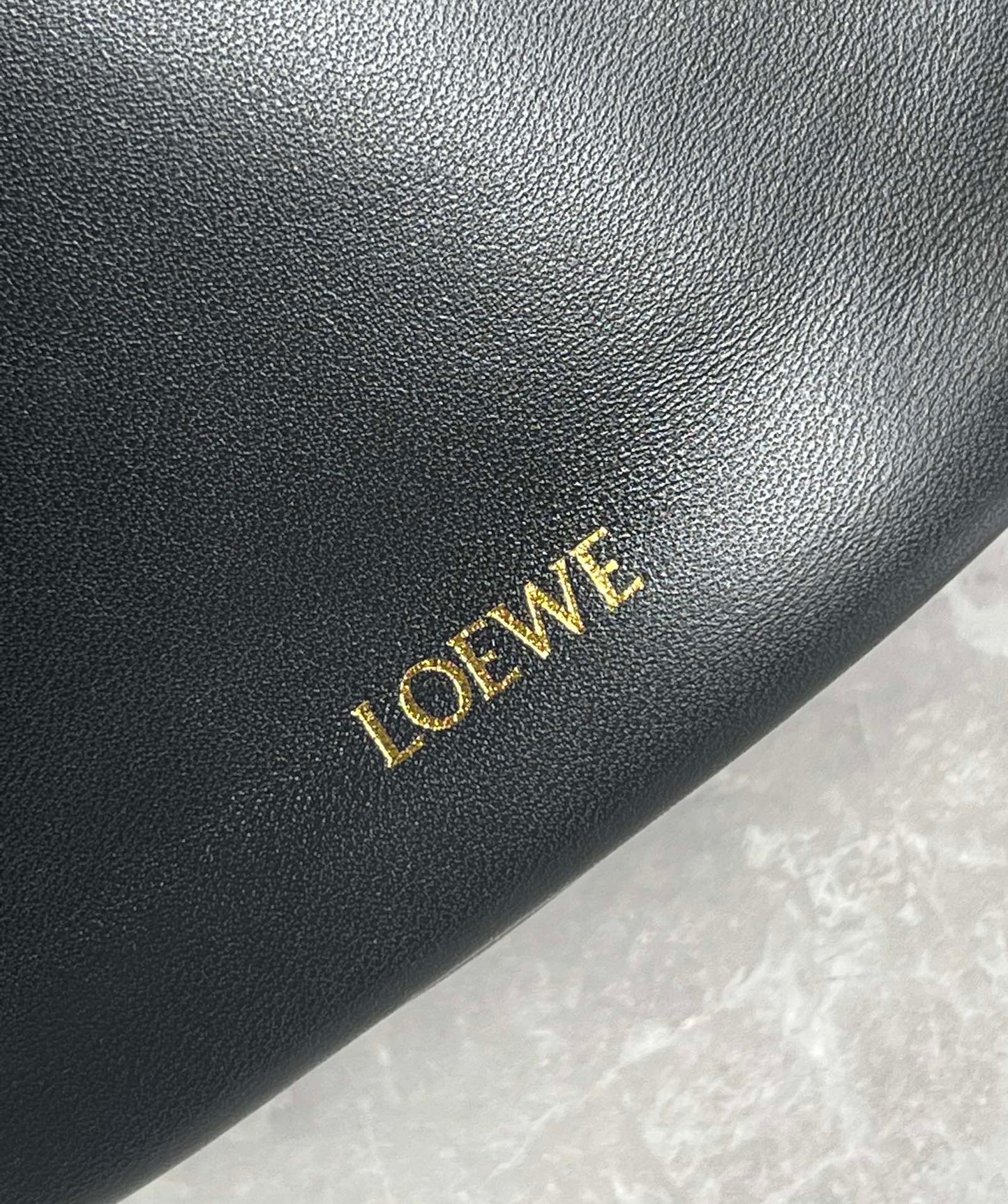 LOE 32 FLAMENCO PURSE BUCKET IN BLACK MELLOW NAPPA LAMBSKIN mysite