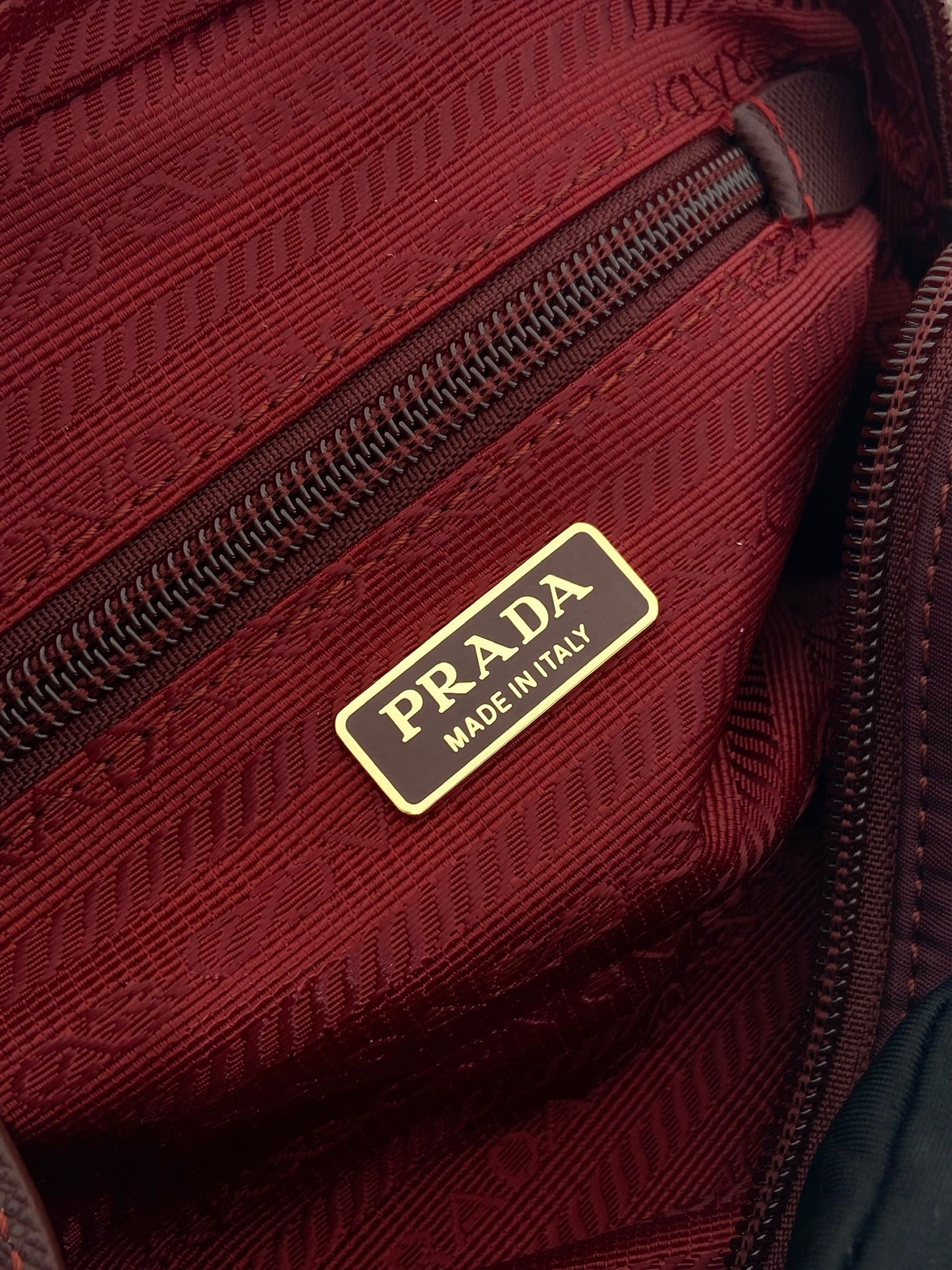 PRA clutch large 17 burgundy nylon fabric mysite