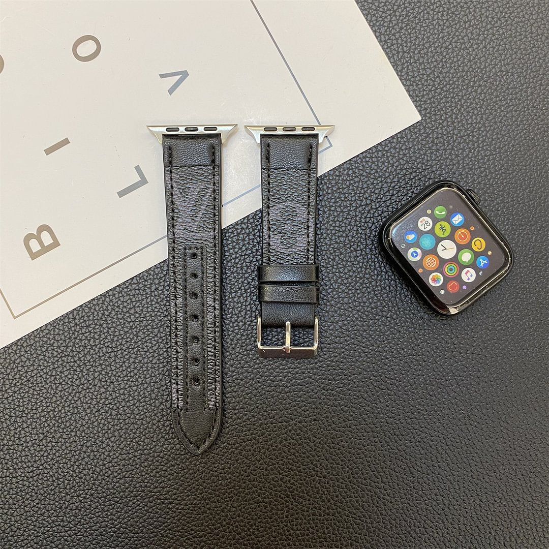 APPLE WATCH STRAP STITCHING MONOGRAM LEATHERs-1 mysite