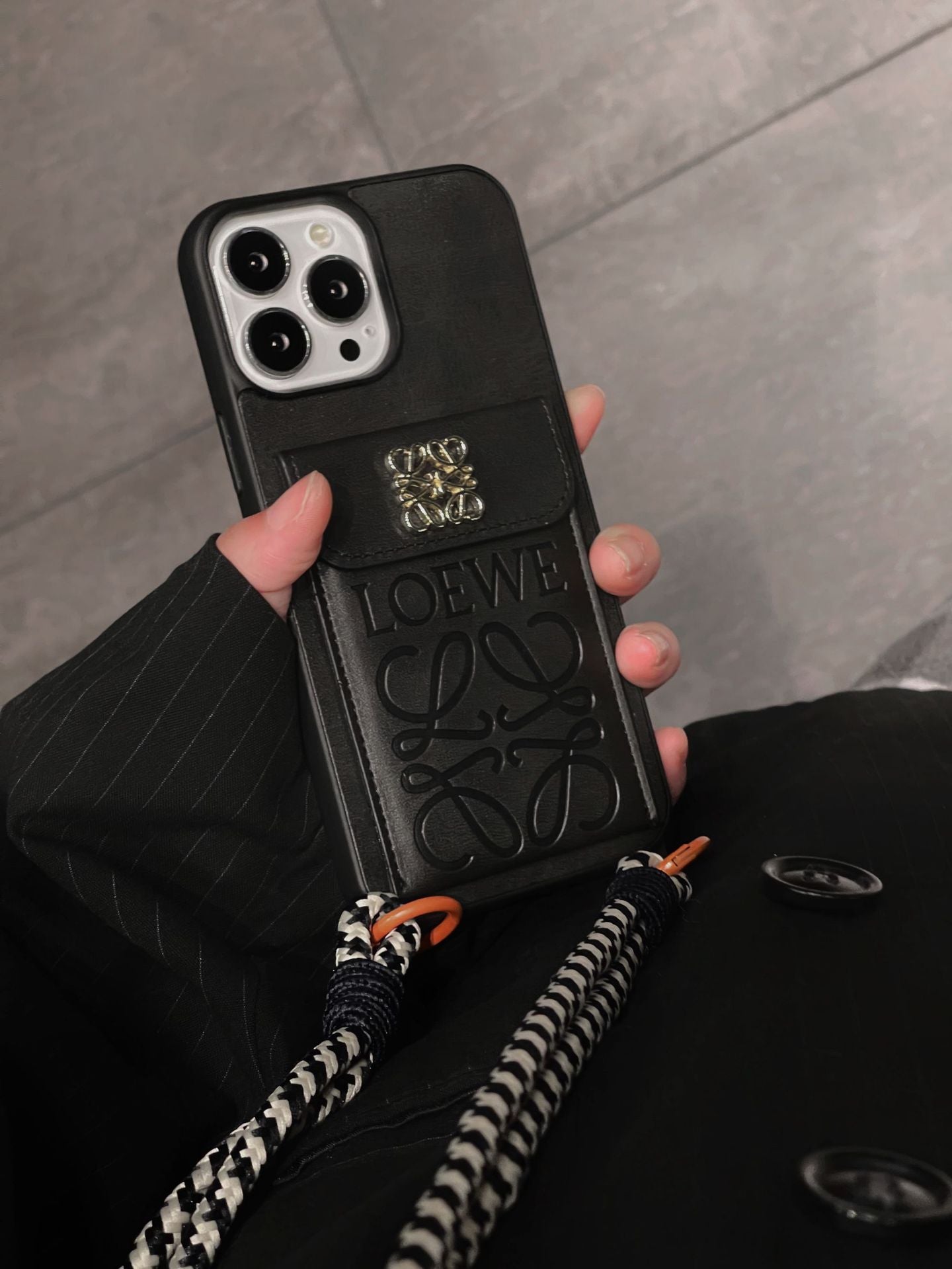 Loe Card Holder Leather iPhone Case1 mysite