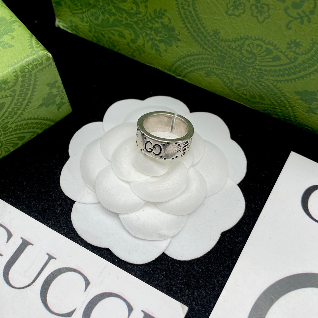 Vintage Bee Series Open Rings-s mysite