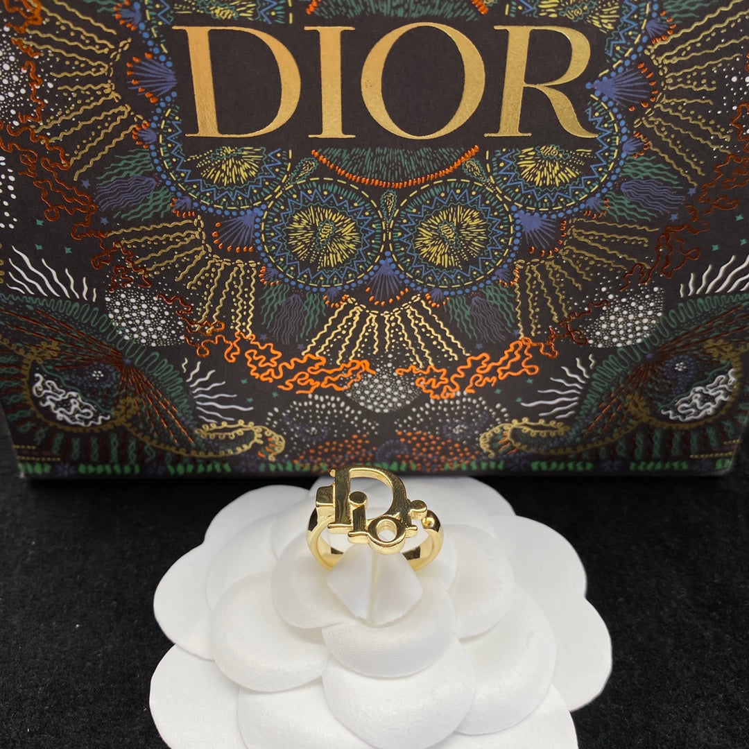 Simple Letter Open Rings-s mysite