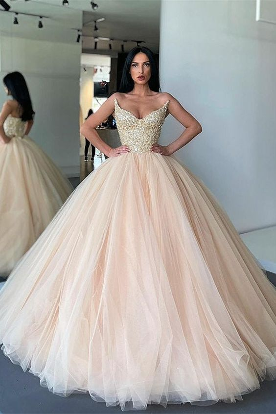 Strapless sequined Formal Long Ball gown Prom Dress gh2539s mysite