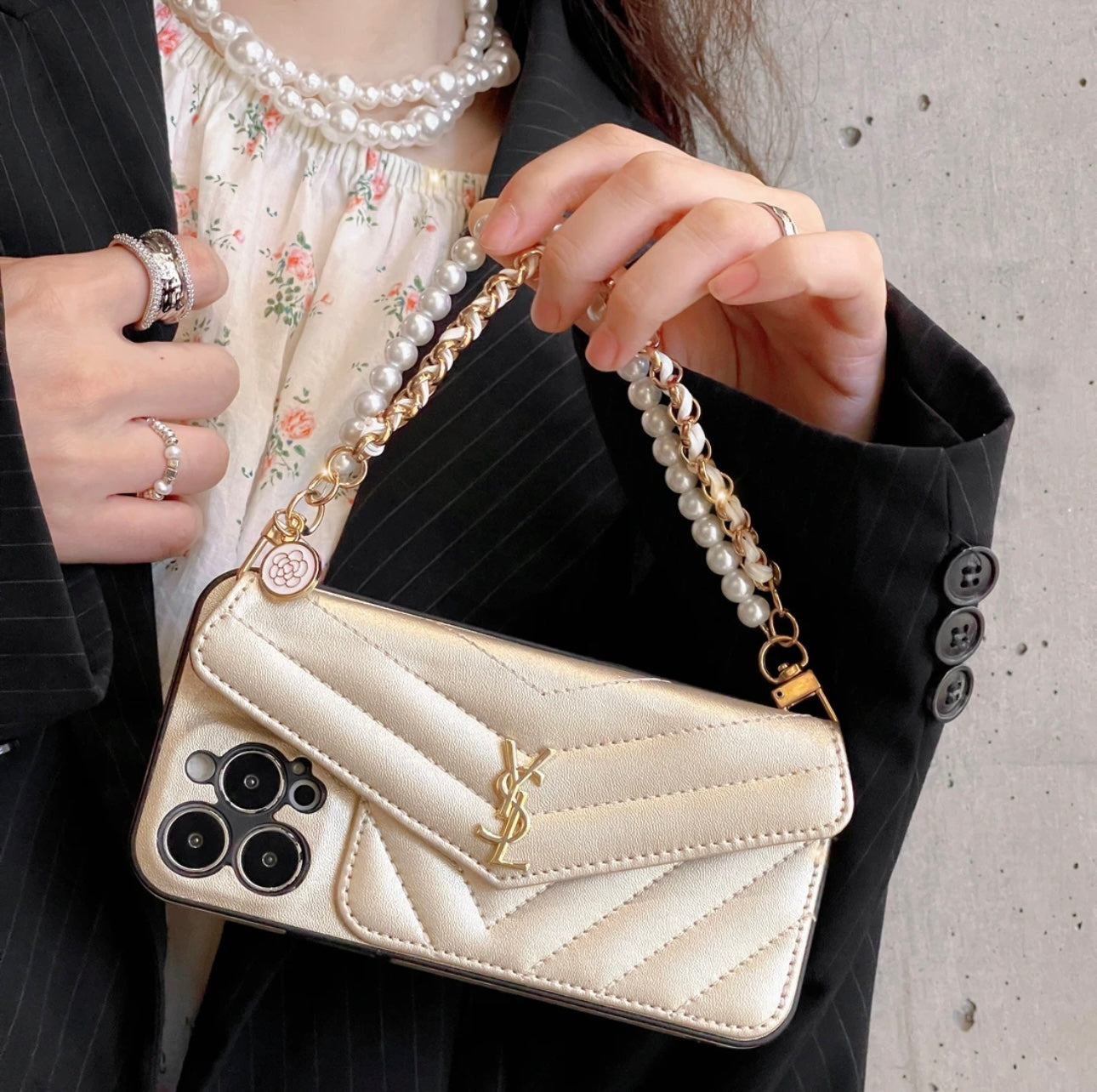 YSL Luxurious iPhone Case(With chain)s mysite