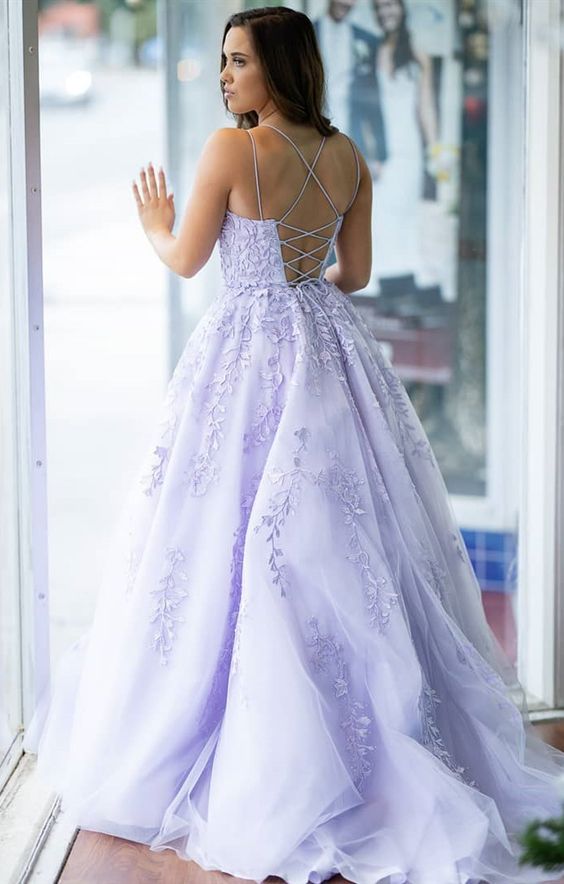 formal ball gown prom dresses, lilac long prom dresses, chic lace graduation party dresses cg7134s mysite