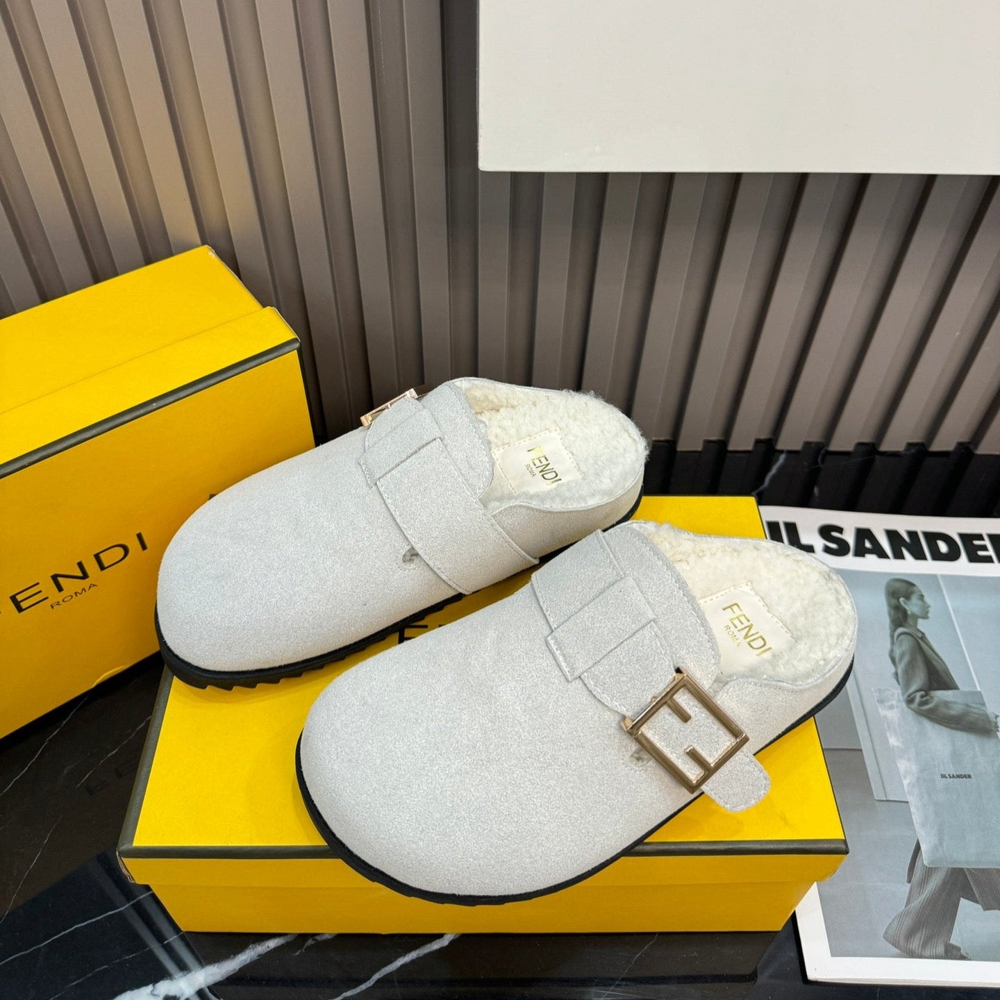 Suede Fur Slippers-1 mysite