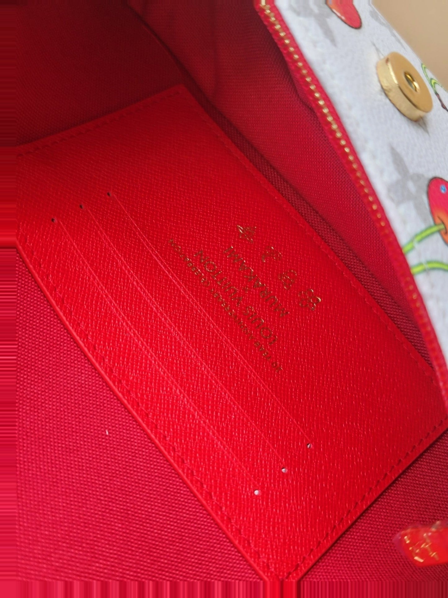 LV x TM M14239 Wallet On Chain Ivy White Monogram cherry Canvas GHW mysite