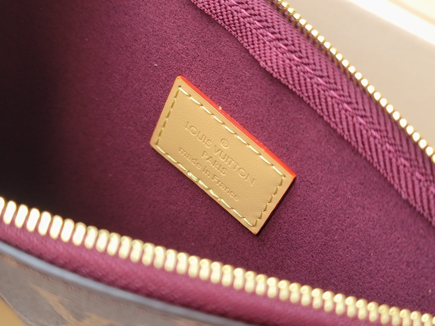 LV M46203 Carryall Pochette Brown Monogram Canvas & Cowhide mysite