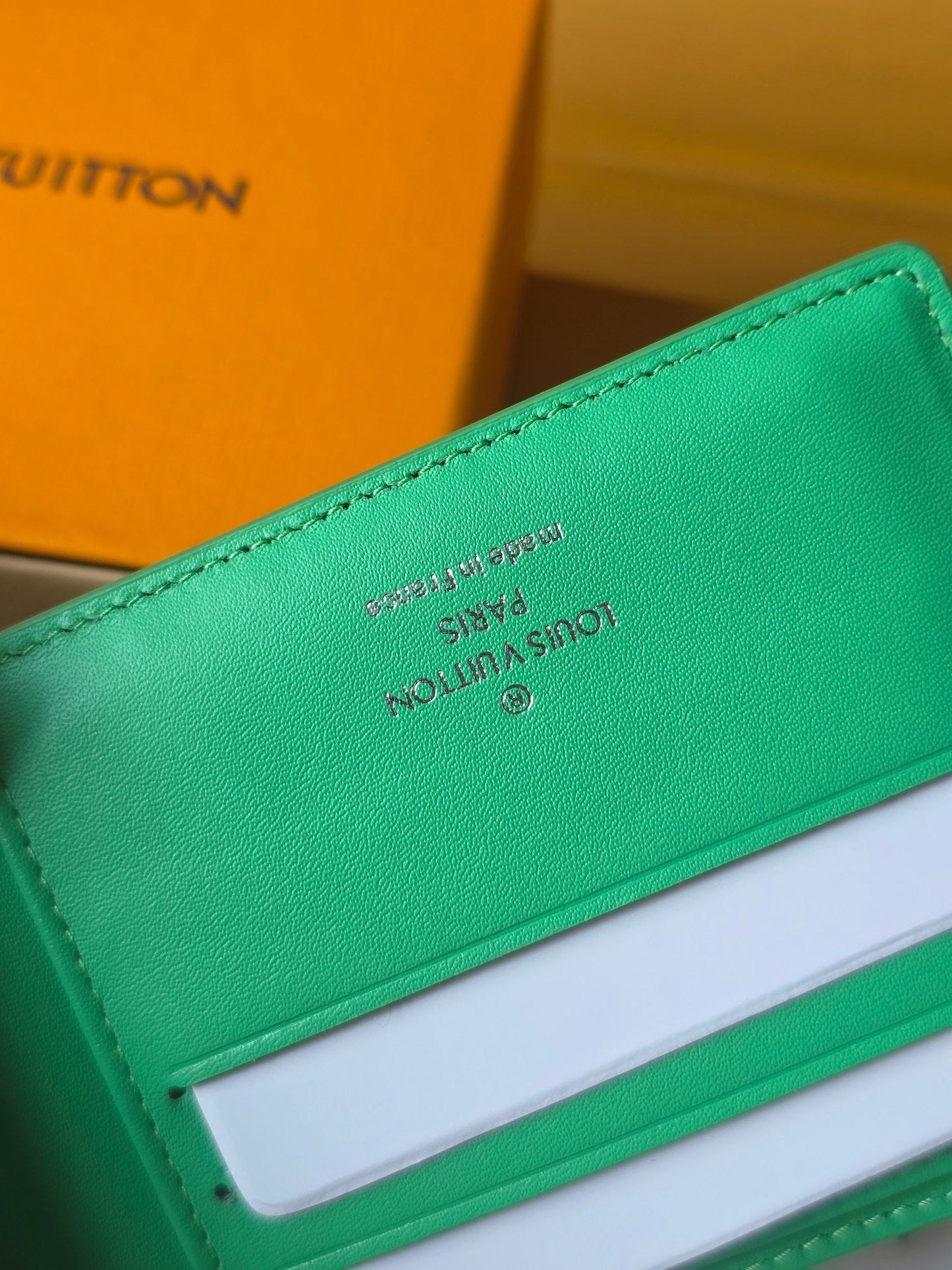 LV M25998 Multiple Wallet Bamboo Green Taurillon Monogram leather mysite