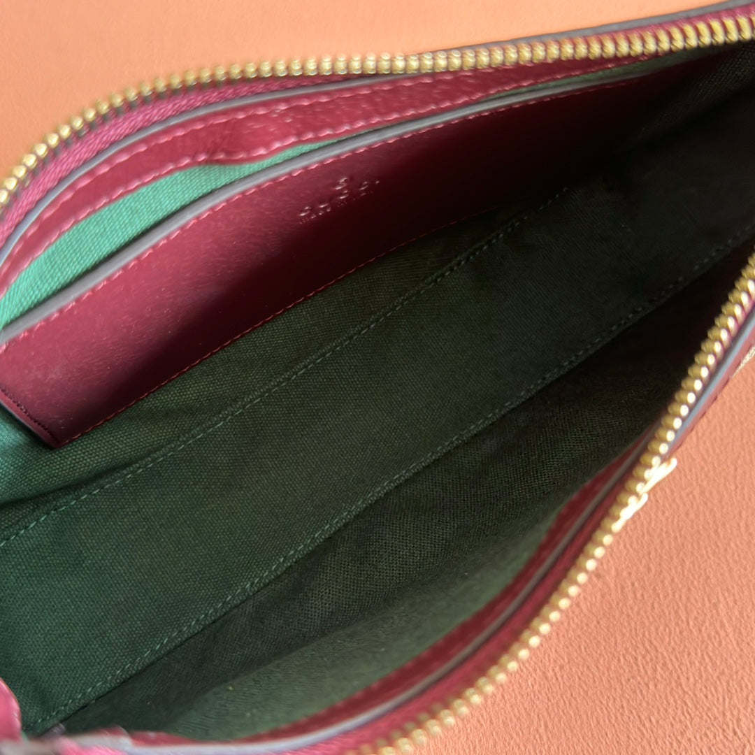 Gucci Ophidia 26cm Bag Ebony Red Canvas 255297 mysite