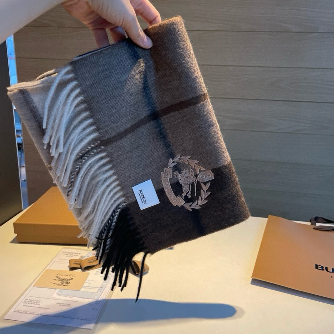 SCARF 180 CM IN COLORFUL CASHMERE 408585 mysite