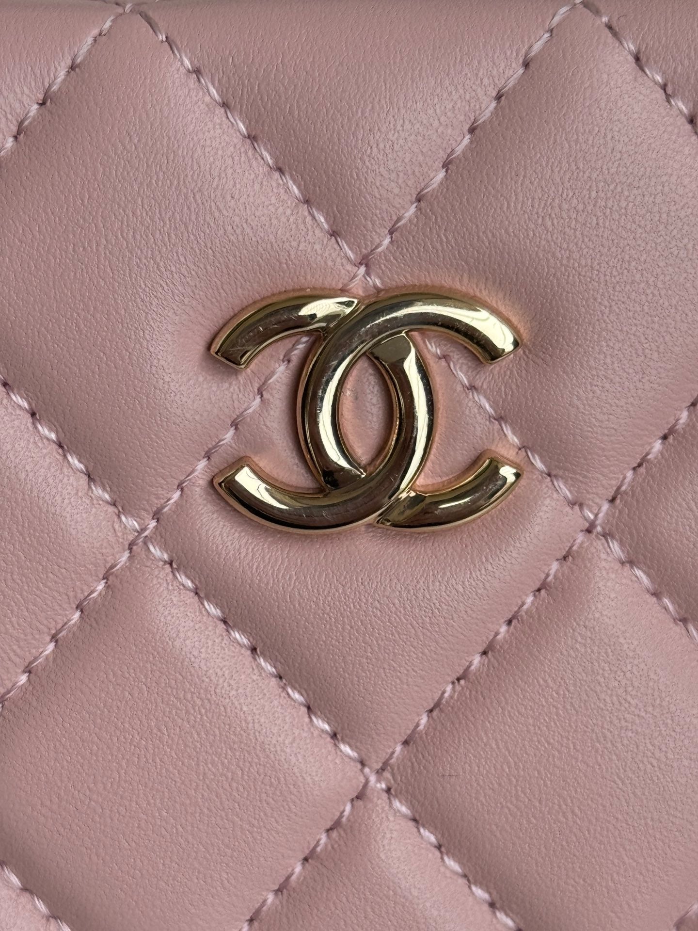 SMALL BOX BAG 18 IN BALLERINA PINK LAMBSKIN GOLD HARDWARE mysite