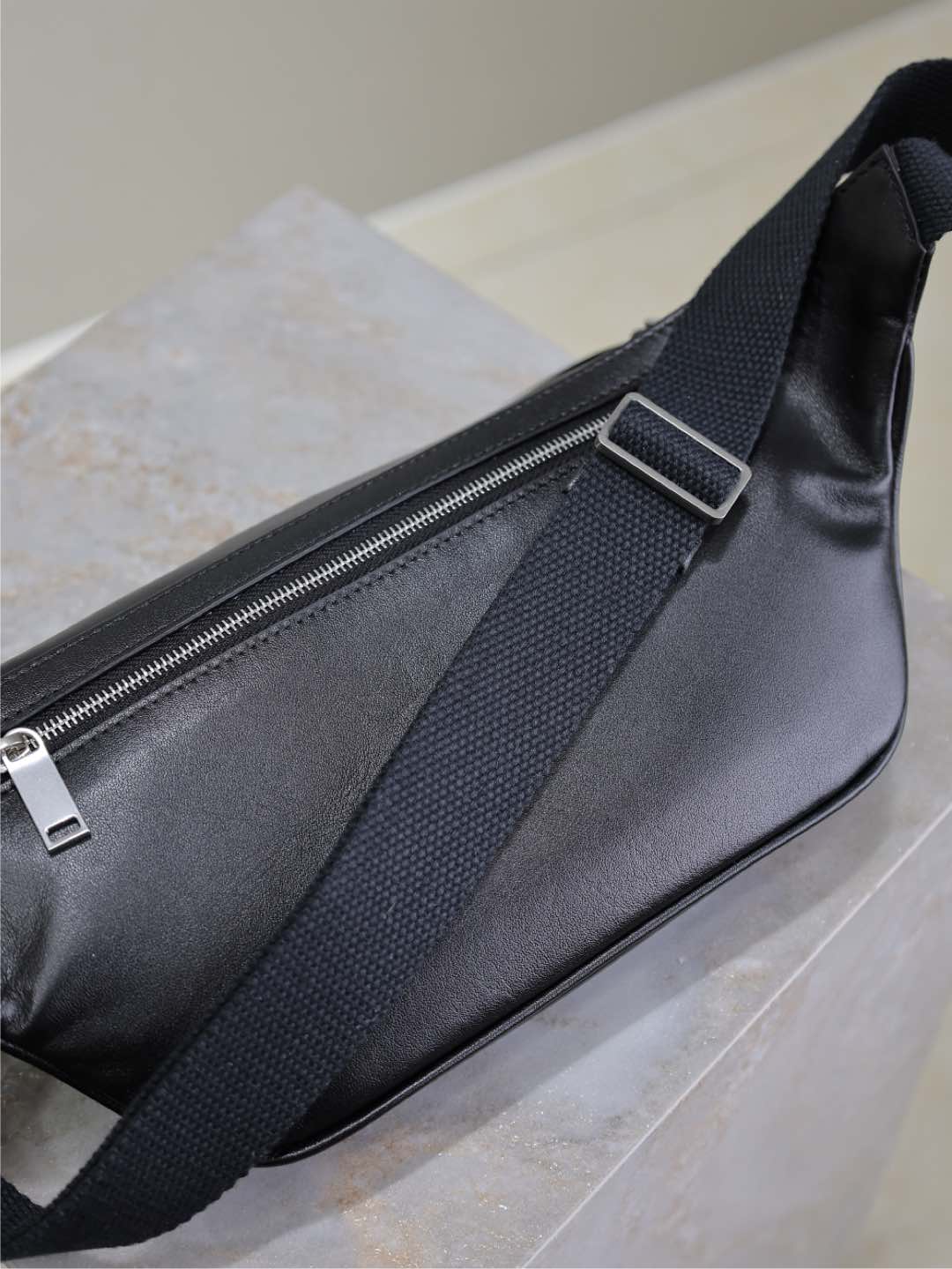 Prada Classic Belt Bag 26cm Black Lambskin mysite