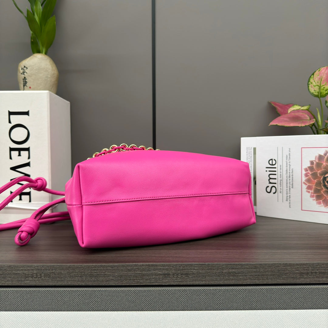 Loewe Flamenco Purse 30 Pink Lambskin Ghw mysite