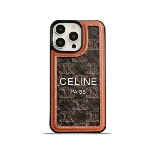 Black  Celine iPhone Case With Strap-SZ2311241 mysite
