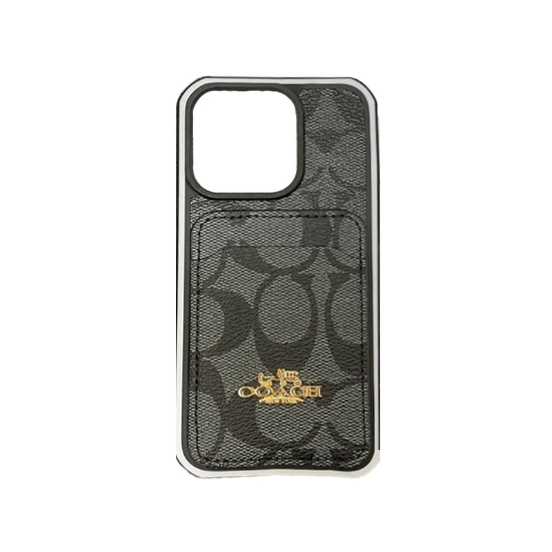 Coach iPhone Case With Card Holder Coffee -KB2414161 mysite