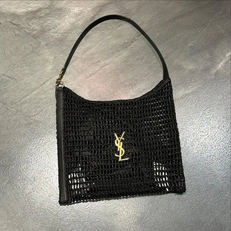 SAINT LAURENT YSL Raffia tote Bag mysite