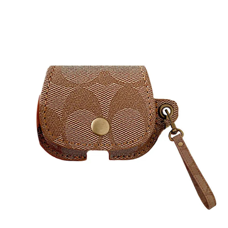 Leather Coach AirPods Case White-CC231215 mysite