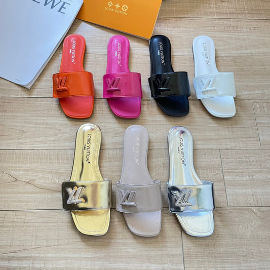 Multicolor Flat Slides-1 mysite