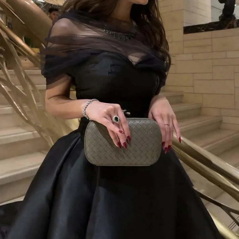 Vintage Black Ball Gown Prom Dress - Long Satin Off Shoulder Evening Gown for Special Occasions    fg8062s mysite