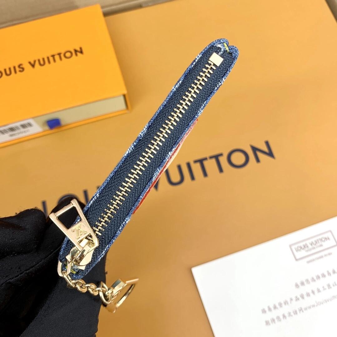 Luxury  Monogram Coin Pouch – Stylish & Compact Keychain Wallet-s mysite