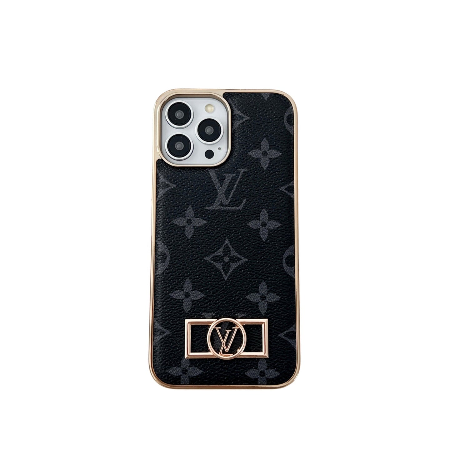 MONOGRAM CANVAS LEATHER PREMIUM ELECTROPLATING FOR IPHONEs mysite