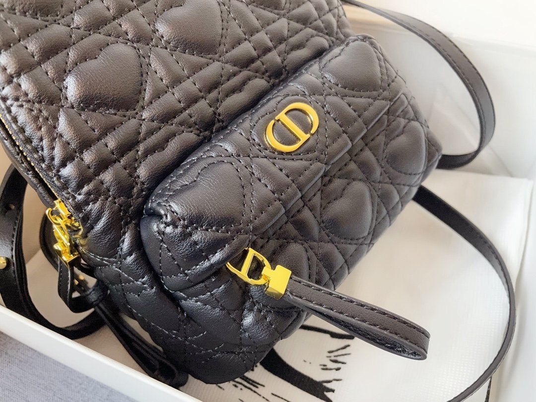 SMALL BACKPACK BLACK CANNAGE LAMBSKIN mysite