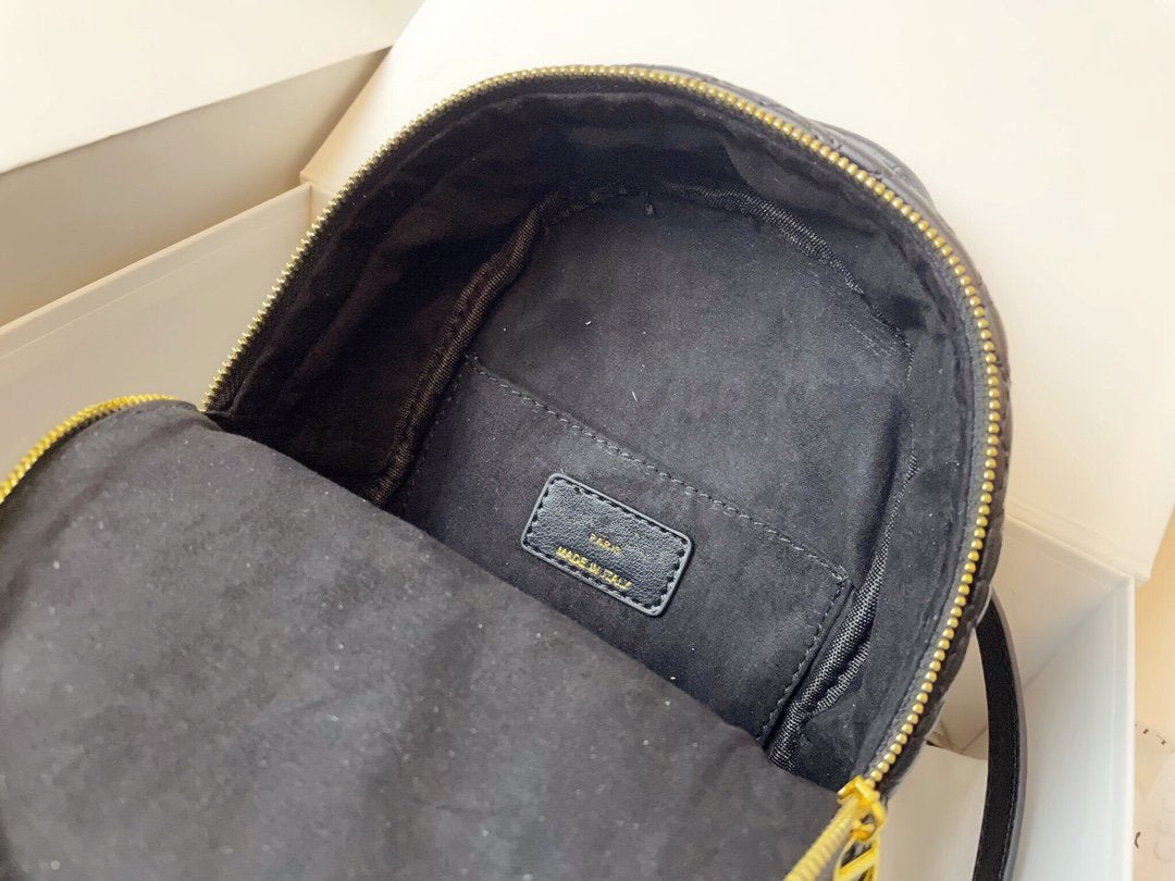 SMALL BACKPACK BLACK CANNAGE LAMBSKIN mysite