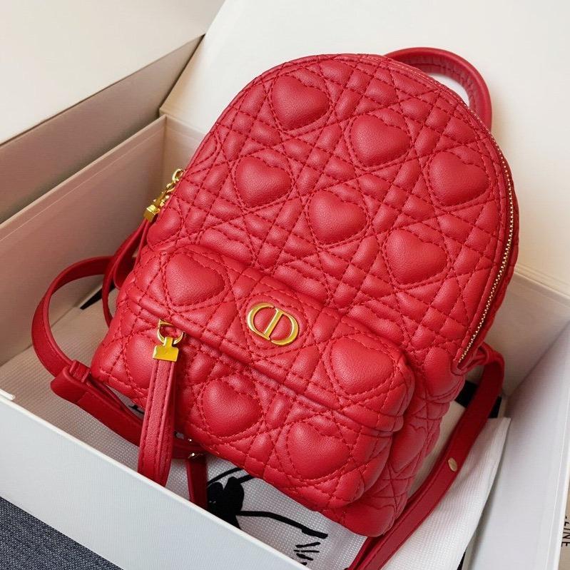 SMALL BACKPACK RED CANNAGE LAMBSKIN mysite