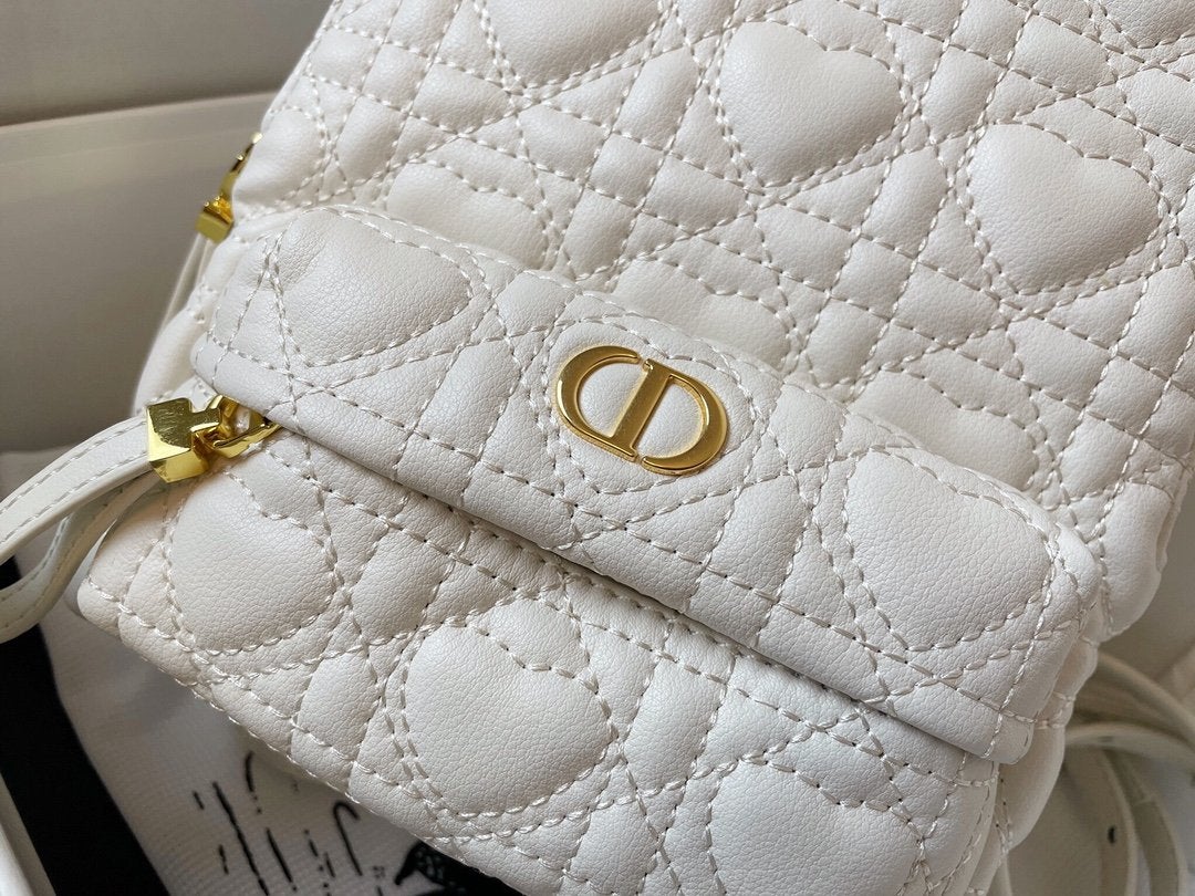 SMALL BACKPACK WHITE CANNAGE LAMBSKIN mysite