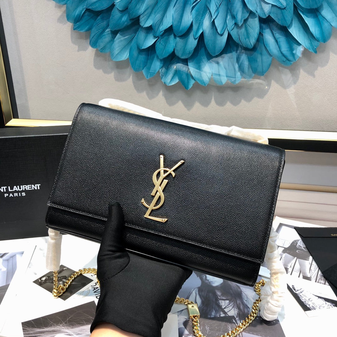 kate medium 24cm black grained calfskin mysite