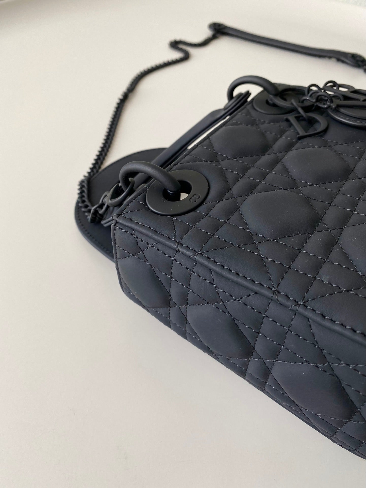 MINI LADY 17 MY ABC ALL BLACK LAMBSKIN mysite