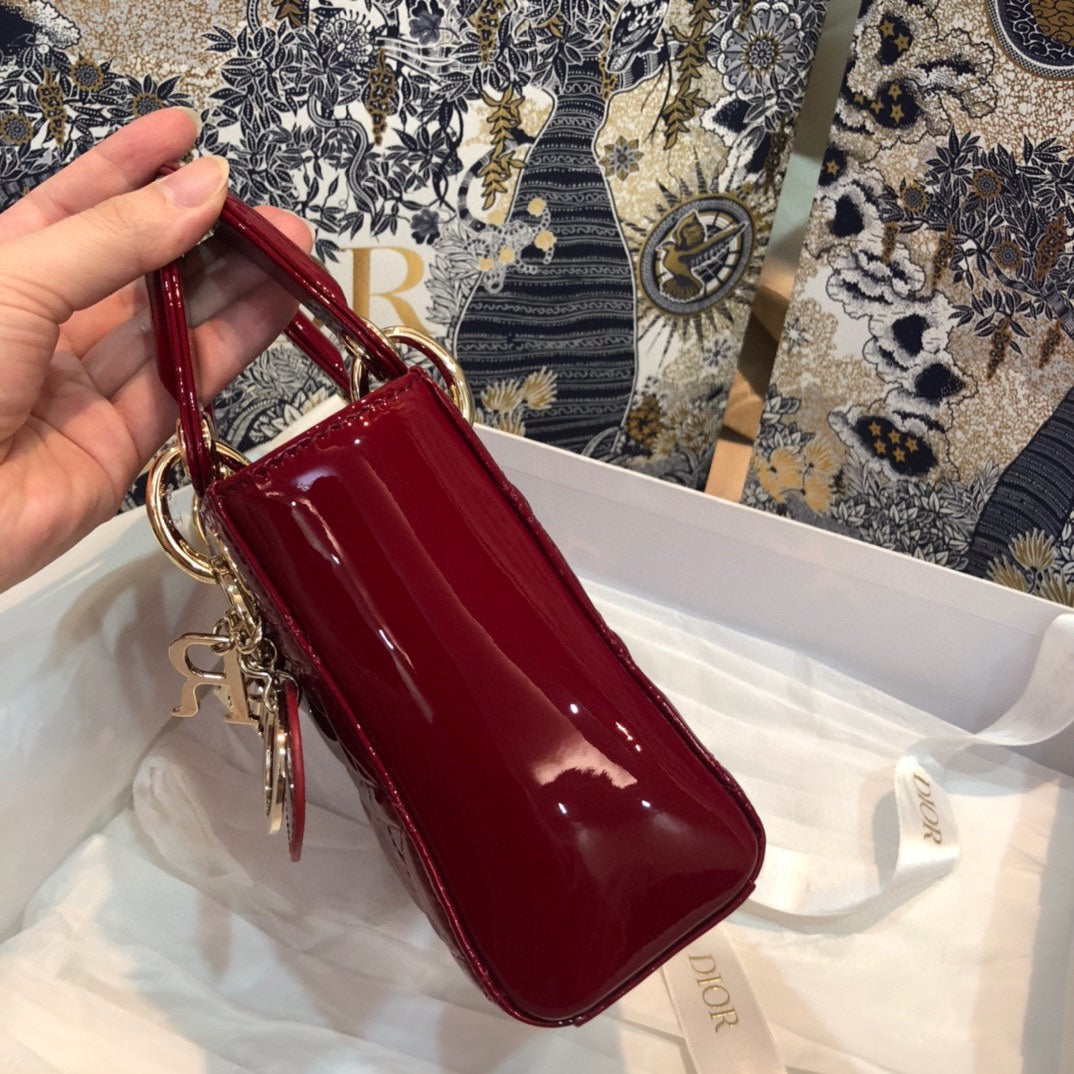 MINI LADY 17 MY ABC RED CALFSKIN mysite