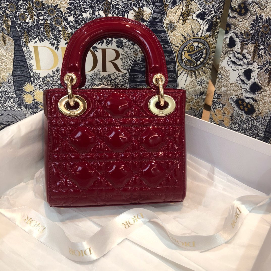 MINI LADY 17 MY ABC RED CALFSKIN mysite
