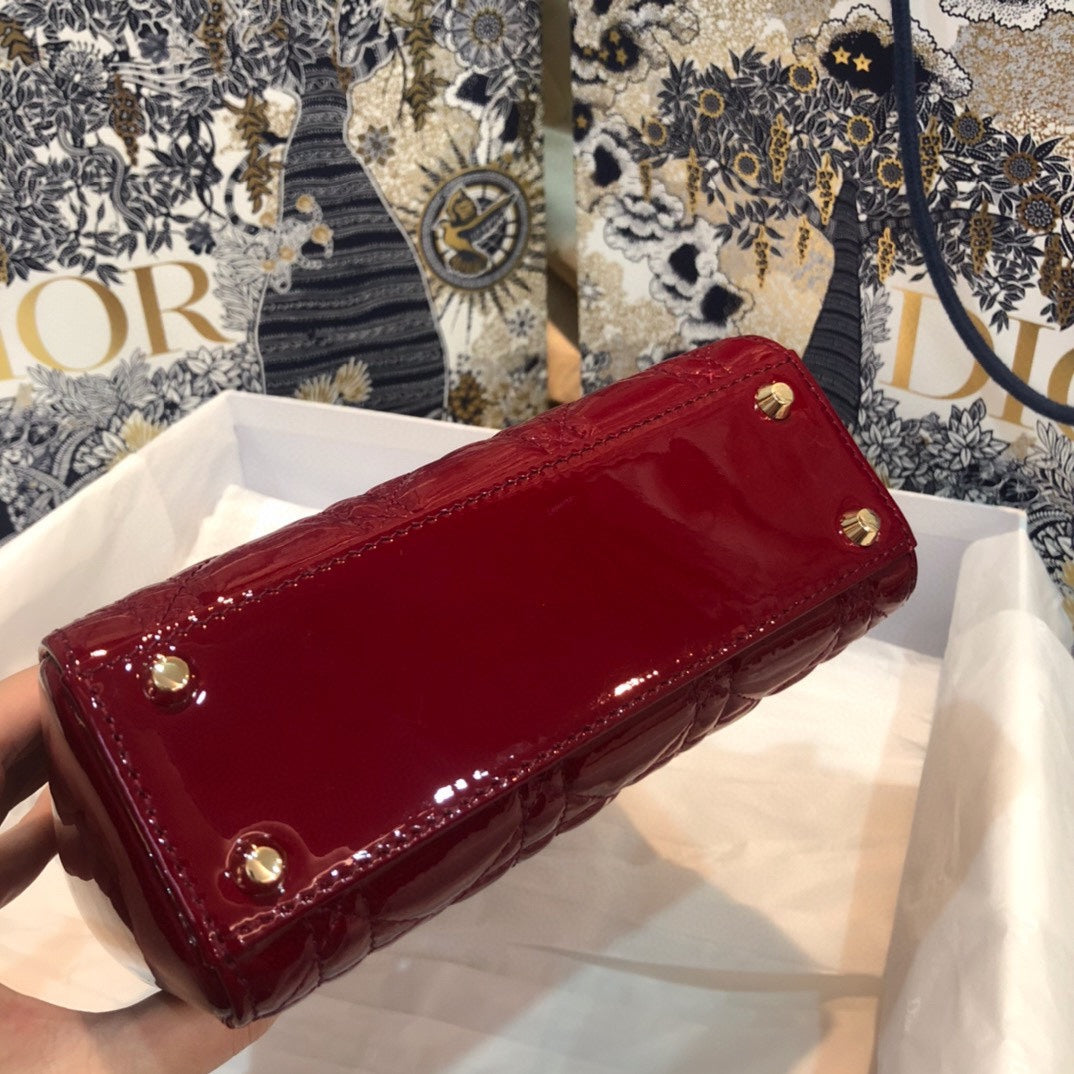 MINI LADY 17 MY ABC RED CALFSKIN mysite