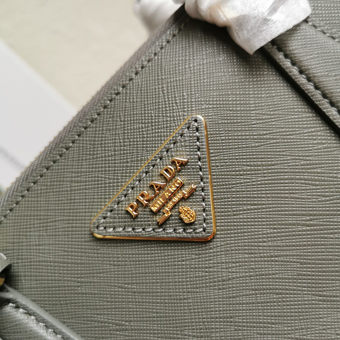MEDIUM GALLERIA 28 GREY SAFFIANO LEATHER mysite