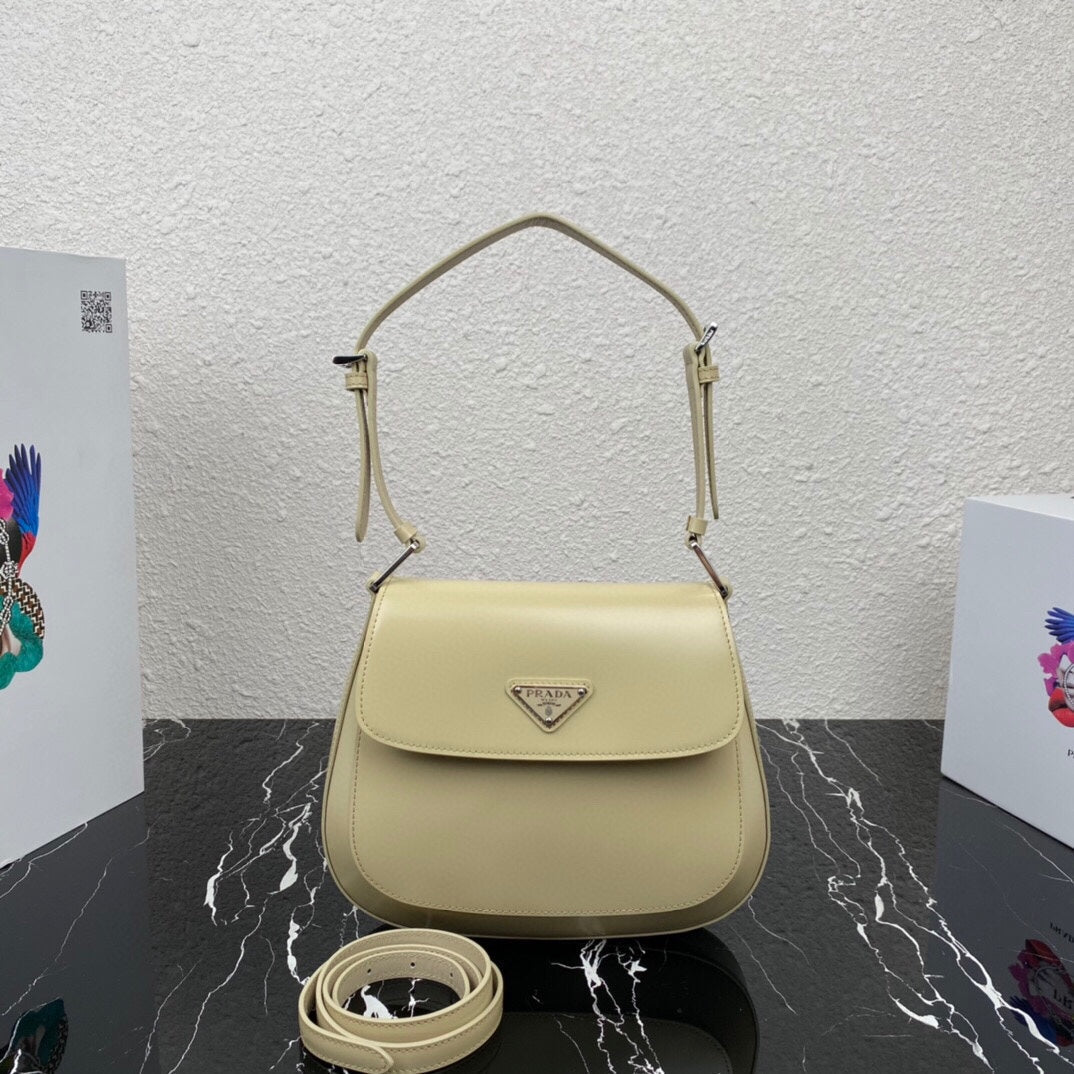 CLEO 24 BEIGE BRUSHED LEATHER SHOULDER BAG mysite