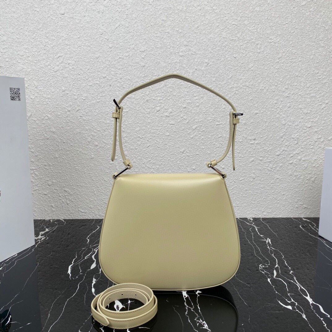 CLEO 24 BEIGE BRUSHED LEATHER SHOULDER BAG mysite