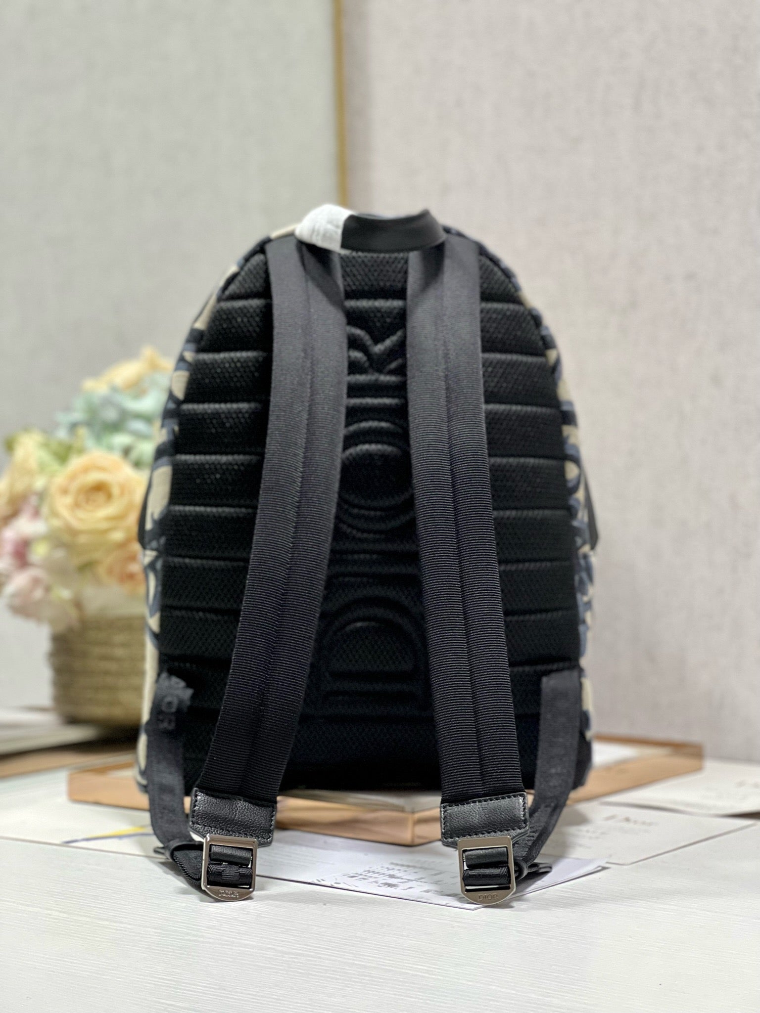 RIDER BACKPACK WHITE OBLIQUE JACQUARD mysite