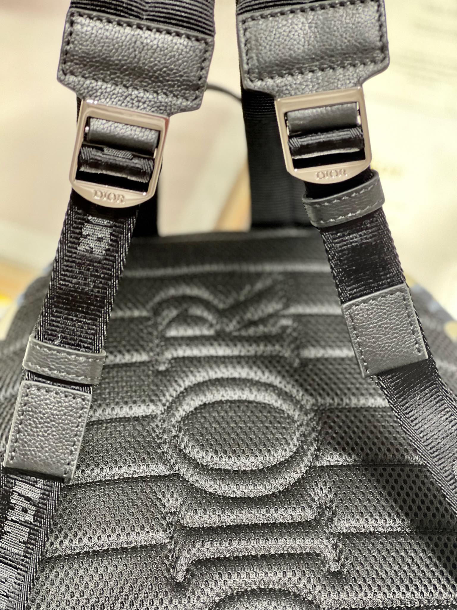 RIDER BACKPACK WHITE OBLIQUE JACQUARD mysite