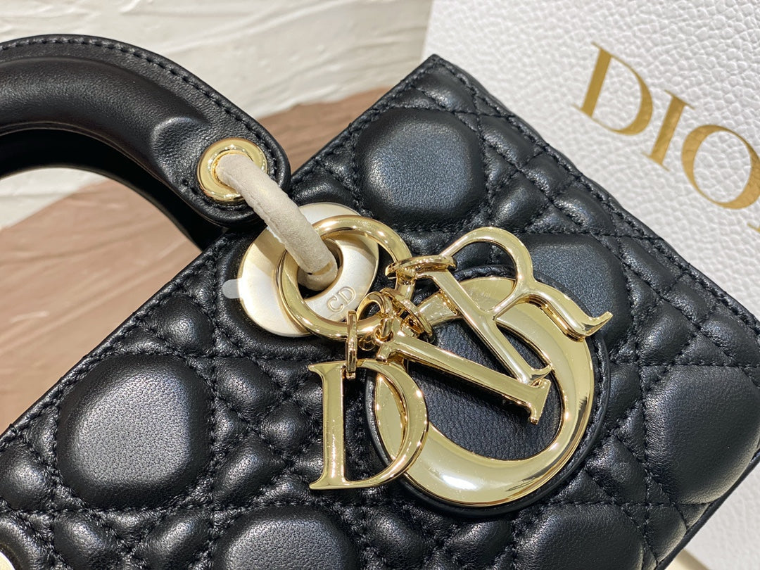 SMALL LADY D-JOY 22 BLACK LAMBSKIN mysite