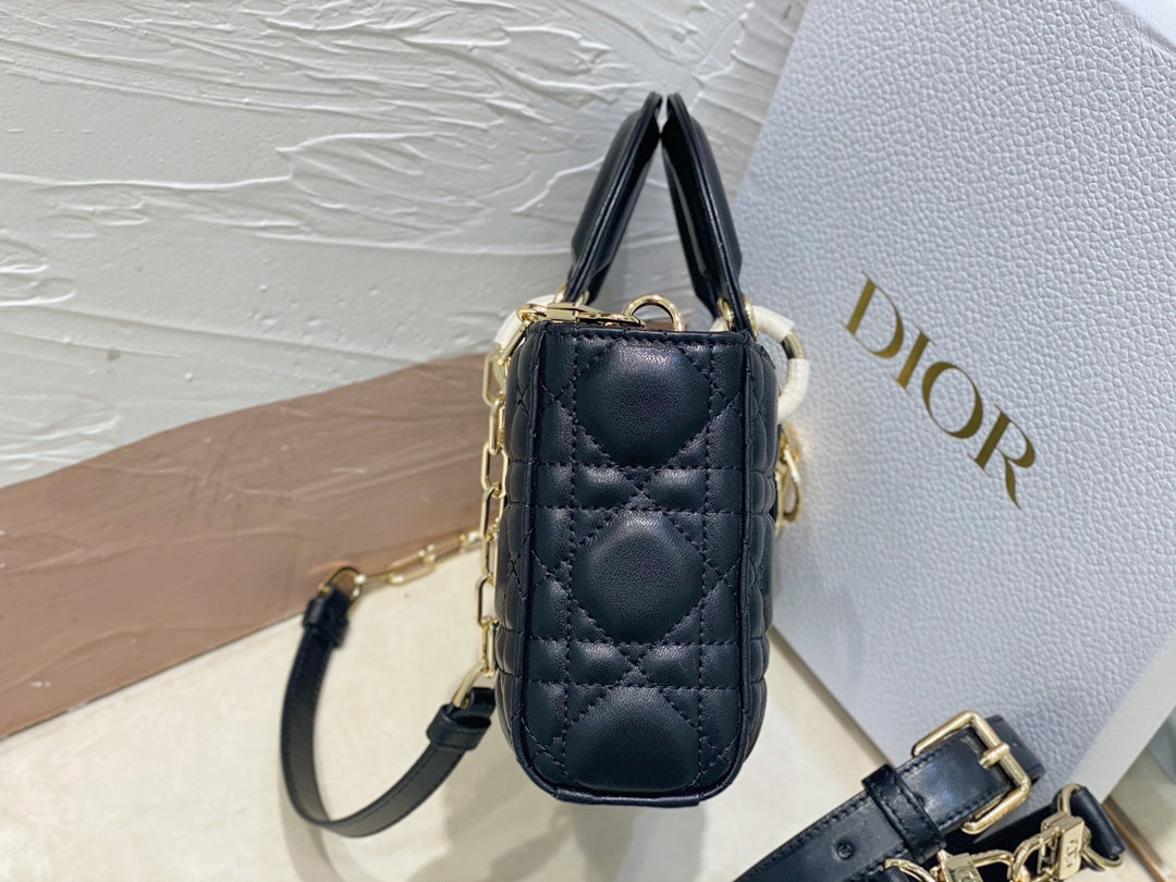 SMALL LADY D-JOY 22 BLACK LAMBSKIN mysite
