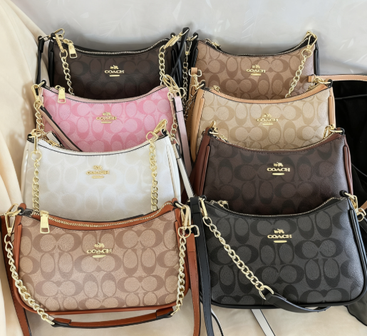 Classic Monogram Chain Crossbody Bag - Multi-Color Options, Fashionable & Versatile-1-2 mysite